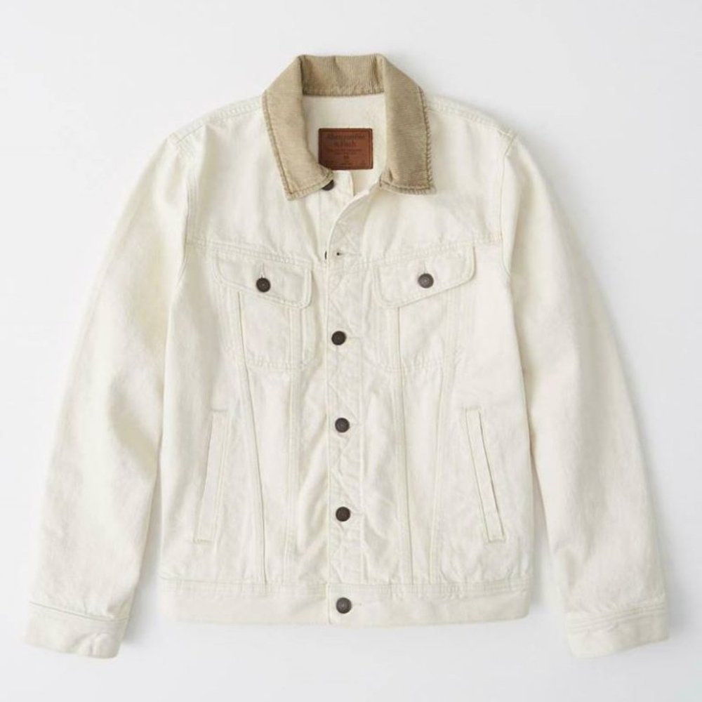 Abercombie & Fitch A&F DENIM CREAM XS